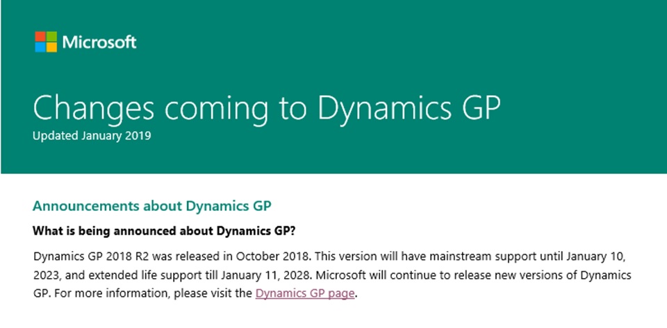 dynamics gp extended pricing
